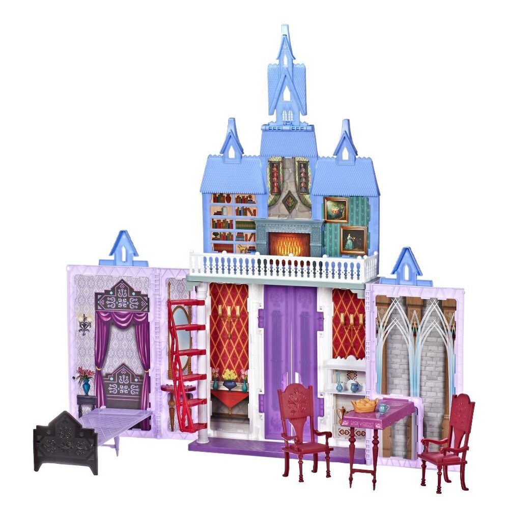 Disney Frozen 2 Fold & Go Portable Arendelle Castle Exclusive Dollhouse Playset - Picture 1 of 3